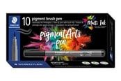 Schrijf- en tekengerei - Staedtler pigment brush pen 10 pcs dusty rose - 371-207