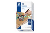 Schrijf- en tekengerei - Staedtler Acrylic marker Lumocolor.10 pcs black - 349-9