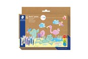 Schrijf- en tekengerei - Staedtler Finger paint NJ pastel 6pcs box - 8816P C6