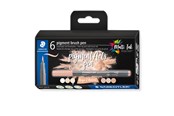 Schrijf- en tekengerei - Staedtler pigment brush pen Beiges&Neutr 6pcs - 371 C6-6