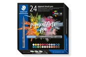 Schrijf- en tekengerei - Staedtler pigment brush pen 24pcs - 371 C24-1