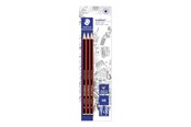 Schrijf- en tekengerei - Staedtler Pencil tradition HB x3 bc 100% PEFC - 110-HBBK3D