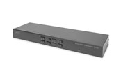 KVM Switch - DIGITUS - KVM switch - HDMI - 8 ports - rack-mountable - DS-12910