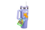Merchandise - Paladone - Minecraft Purple 900ml Insulated Cup and Straw - Mokken - PP14948MCF