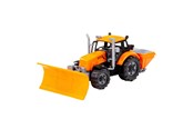 Speelgoedauto - Cavallino Toys Cavallino Tractor with Snow Plow Yellow Scale 1:32 - 1234FM04