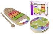 Houten speelgoed - Eichhorn  Music Set Drum and Xylo - 100003490