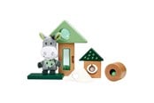 Speelgoed voor baby's - Eichhorn Baby Hipp Wooden Sound Blocks with Donkey Plush Toy - 100005865