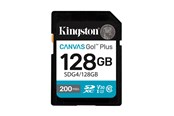 Geheugenkaart - Kingston Canvas Go! Plus SD - 200MB/s - 128GB - SDG4/128GB