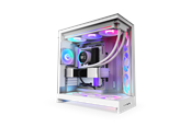 Case - NZXT H9 Flow RGB+ (2025) - All White - Controller incl - Case - Miditower - Wit - CM-H92FW-P1