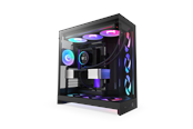 Case - NZXT H9 Flow RGB+ (2025) - All Black - Controller incl - Case - Miditower - Zwart - CM-H92FB-P1