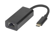 Netwerk-adapter (netwerkkaart, printserver, enz.) - Deltaco USB-C Gigabit Network Adapter with MAC Address Pass-Through - USBC-GIGA-MAPT
