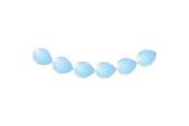 Speelgoed - Folat BV Light Blue Knot Balloons 8 pcs. - 08460