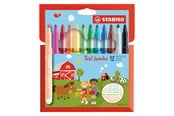 Schrijf- en tekengerei - STABILO Trio Jumbo - Felt-tip pen - Set of 12 pieces - 380/12-01