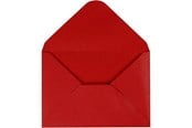Enveloppen en verzenddozen - Creativ Company - Envelope Red 11.5x15cm 10 pcs. - 217013