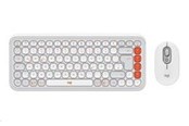 Toetsenbord - Logitech POP Icon Combo - Keyboard and mouse set - Universal - Wit - 920-013141