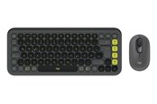 Toetsenbord - Logitech POP Icon Combo - Keyboard and mouse set - Duits - Grijs - 920-013106