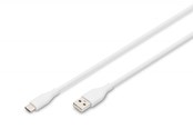 USB-kabel - DIGITUS - USB-C cable - USB to 24 pin USB-C - 1 m - AK-300340-010-W