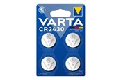 Batterij - VARTA battery - 4 x CR2430 - lithium manganese - 06430 101 404