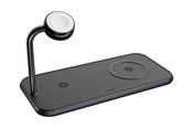 Mobiel - Adapters & Opladers - ZENS Dual+Watch Aluminium Magnetic Wireless Charger Black - ZEDC05BM/00