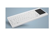Toetsenbord - Cherry Active Key AK-C4412F - keyboard - medical mini - with touchpad - QWERTY - Pan Nordic - white Input Device - Toetsenbord - Noords - Wit - AK-C4412F-GUS-W/NOR