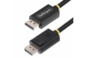 Beelscherm- en tv-kabel - StarTech.com 3m DisplayPort 2.1 Cable VESA-Certified DP40 DP 2.1 Cable - DisplayPort cable - DisplayPort to DisplayPort - 3 m - DP21-3M-DP40-CABLE