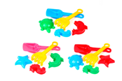 Buiten spelen - Happy Summer Beach Toy Set 5 pcs assorted - 303008