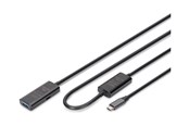 USB-kabel - DIGITUS - USB extension cable - 24 pin USB-C to USB Type A - 10 m - DA-73111