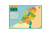 Leren en educatie - Deltas Educational coaster - Map of the Netherlands (NL) - 0280511