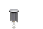 Reserveonderdelen en montageaccessoires - Hansgrohe Metal plug for drain valve, chrome - 96026000