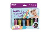 Creatief spelen - Haza Witbaard Face & Body Paint Make-up Set - Pastel Neon - M5373