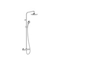 Douche- en montageaccessoires - Hansgrohe Vernis Blend showerpipe with thermostatic mixer, Ø200mm head shower, chrome - 26276000