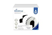 Papier, fotopapier en etiketten - MediaRange - labels - 1 roll(s) - Roll (6.2 cm x 30.48 m) (alternative for: Brother DK-22205) - MRBDK22205
