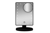 Decoratie - Gillian Jones Makeup Mirror with LED Light Touch Function and GWP Suction Cup Mirror - Black - 10263-00