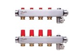 Vloerverwarming - Danfoss floor heating manifold 4+4 SSM - 088U0804