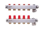 Vloerverwarming - Danfoss floor heating manifold 5+5 SSM - 088U0805