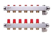 Vloerverwarming - Danfoss floor heating manifold 6+6 SSM - 088U0806
