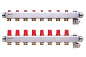 Vloerverwarming - Danfoss floor heating manifold 8+8 SSM - 088U0808