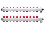 Vloerverwarming - Danfoss floor heating manifold 11+11 SSM - 088U0811