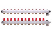 Vloerverwarming - Danfoss floor heating manifold 12+12 SSM - 088U0812