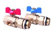 Vloerverwarming - Danfoss ball valve set 1" - 088U0822
