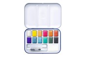 Schrijf- en tekengerei - Staedtler Watercolour pans metallic DJ 12x - 888M M12-C