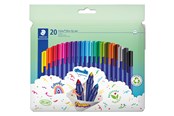 Schrijf- en tekengerei - Staedtler Fibre-tip pen triplus col rPP 20pcs - 323 C20