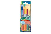 Schrijf- en tekengerei - Staedtler Fibre tip pen 2tips twin color 6pc - 3280C6E2-2