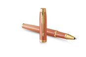 Schrijf- en tekengerei - Parker IM Writing Rituals Rollerball Uplifting Orange Finish with Gradient & Gold Trims Fine Point Black Ink Gift Box - 2203901