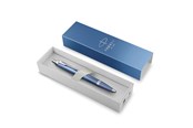 Schrijf- en tekengerei - Parker IM Writing Rituals Ballpoint Peaceful Blue Finish with Gradient & Chrome Trims Medium Point Blue Ink Gift Box - 2203906