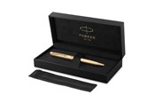 Schrijf- en tekengerei - Parker Sonnet Ciselé Special Edition Ballpoint gold Finish Cap .Barrel and Trims  Medium Black Ink - 2209267