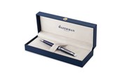 Schrijf- en tekengerei - Waterman Hemisphere Ballpoint pen Blue Lacquer with Palladium trim Medium tip Blue Ink Gift Box - 2214206