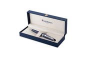 Schrijf- en tekengerei - Waterman Expert Ballpoint pen Blue Lacquer with Palladium trim Medium tip Blue Ink Gift Box - 2214209