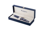 Schrijf- en tekengerei - Waterman Carene Fountain Pen Blue Lacquer with palladium trim 18K Gold Medium Nib Blue Ink Gift Box - 2214210