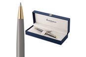 Schrijf- en tekengerei - Waterman Hémisphère Ballpoint Pen | Stone Grey (The Understated Edit Collection) | Medium Point with Blue Ink | Gift Box - 2217946